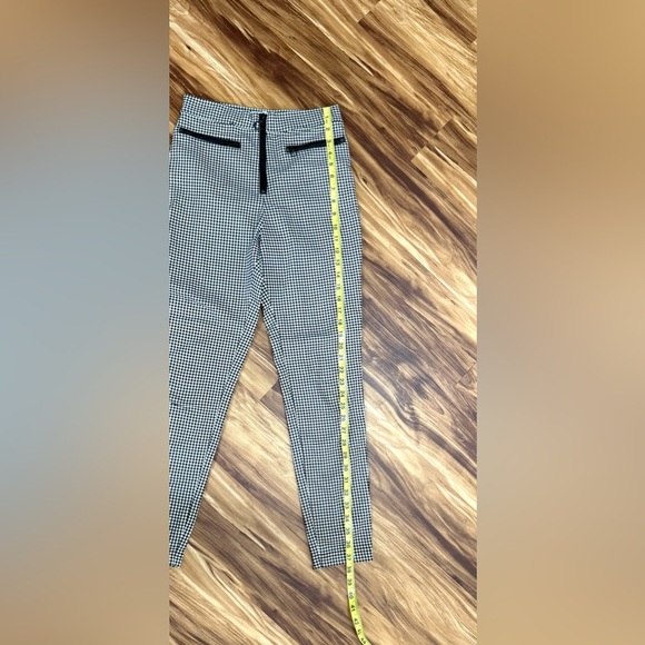 Urban Outfitters Black and White Check Stretch Pants - Picture 8 of 8